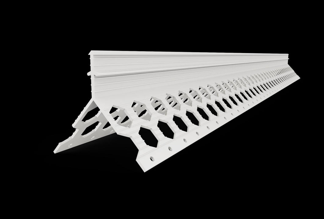 20MM PVC WHITE ANGLE BEAD