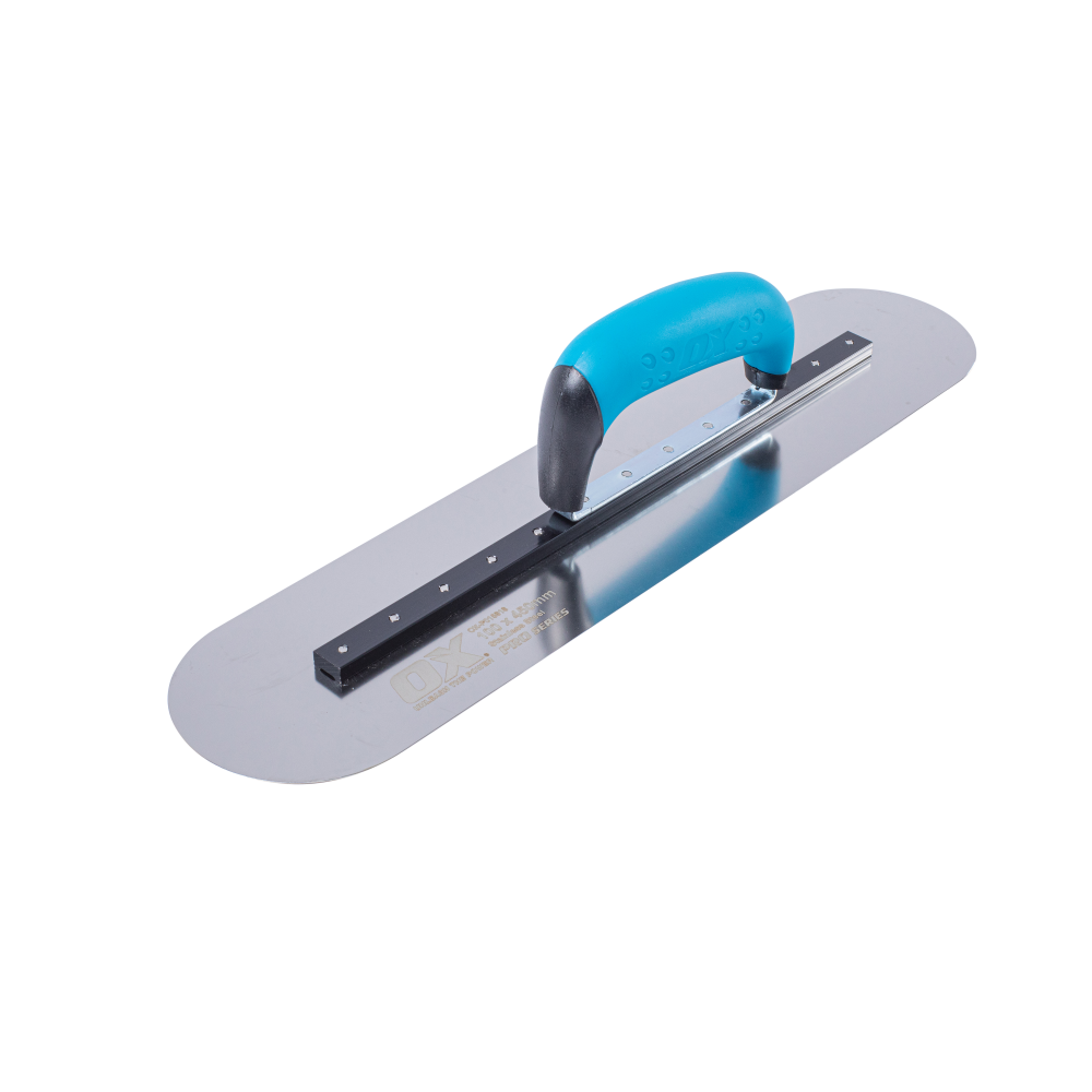 OX Pro Stainless Steel Pool Finishing Trowel – 110 x 450mm / 18in ...