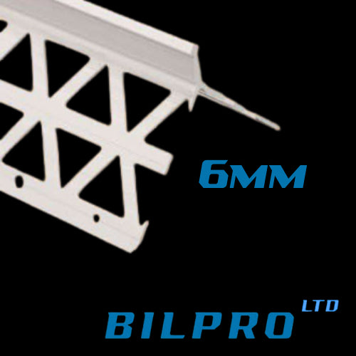 6MM BILPRO PVC WHITE CORNER BEADS