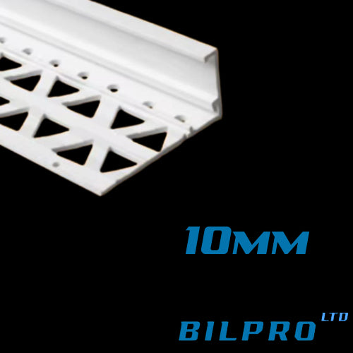 10mm BILPRO PVC WHITE STOP BEAD